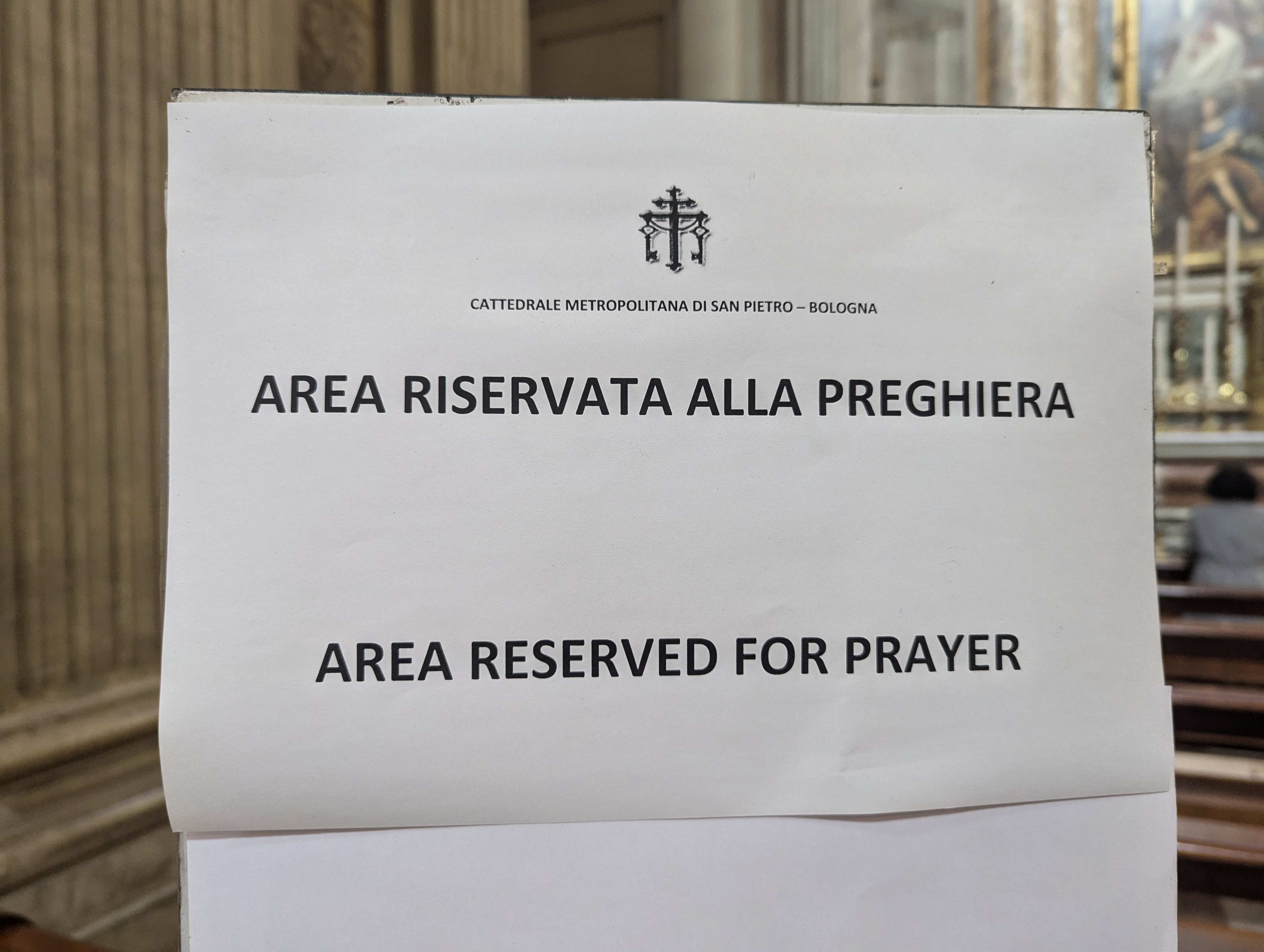 Italy Church Area for Prayer